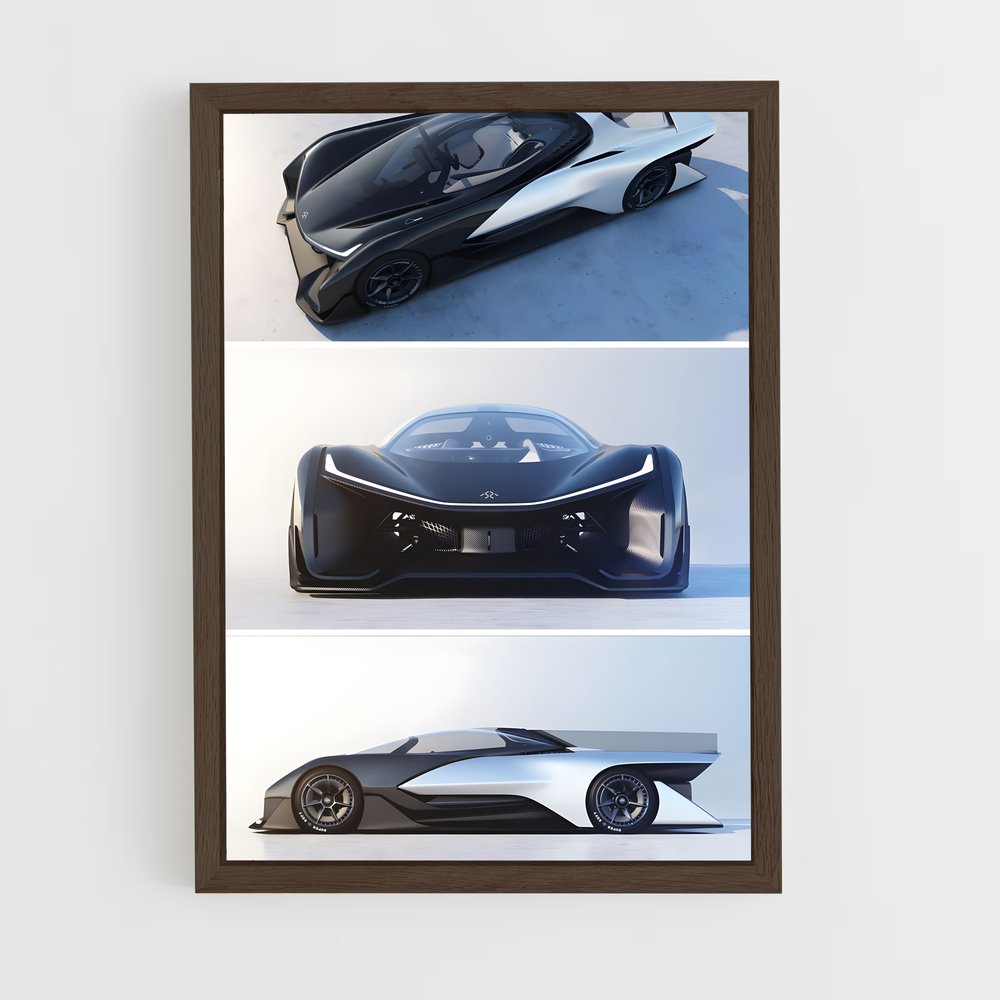 Poster Vitesse Futuriste – affiche Faraday Future (vue 5)